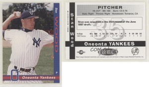 1998 Grandstand Oneonta Yankees Stanton Wood Stan Wood #35