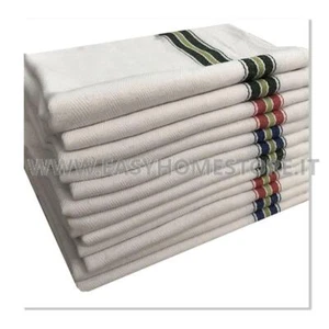 Strofinacci cucina cotone canovacci 12 pezzi ristorante - Foto 1 di 3