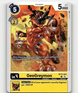 Digimon CCG GeoGreymon - Secret Crisis - Bild 1 von 1