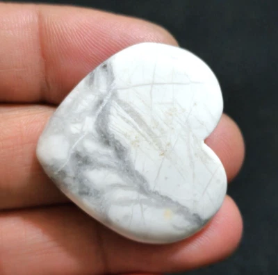 Natürlicher Howlith Türkis Herz Cabochon 71,80 crt loser Edelstein für Schmuck - Bild 1 von 4