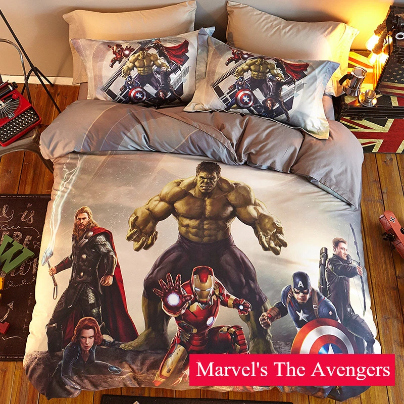 Marvel's The Avengers Kids Bedding Cosplay Duvet Quit Cover Christmas - Image 1 of 1