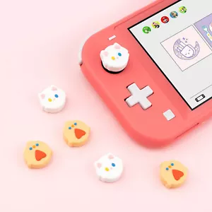 Cat Chick Thumb Stick Grip Cap Joystick Protective Cover For Nintendo Switch NS - Picture 1 of 7