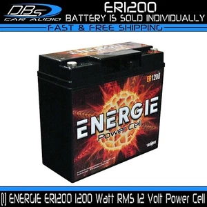 Car Audio Power Cell Battery Energie ER1200 12 V Volt 1200 Watt Sealed Reikken - Picture 1 of 3