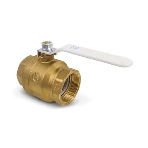 Midline Valve 832T226-NL Premium Full Port Ball Valve Brass, x 4 in. FIP - Picture 1 of 8