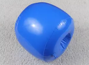 Vintage 1977 Skyline SOCKER BOPPER aufblasbarer Boxen Strand Ball blau Vinyl SPH - Bild 1 von 5