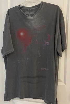 camiseta dustland - the killers and bruce springsteen collab masculina XXL cinza Leia - Imagem 1 de 4