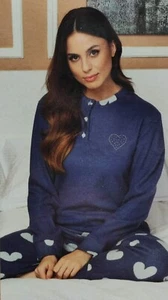 PIGIAMA INVERNALE DONNA CALDO - Picture 1 of 26