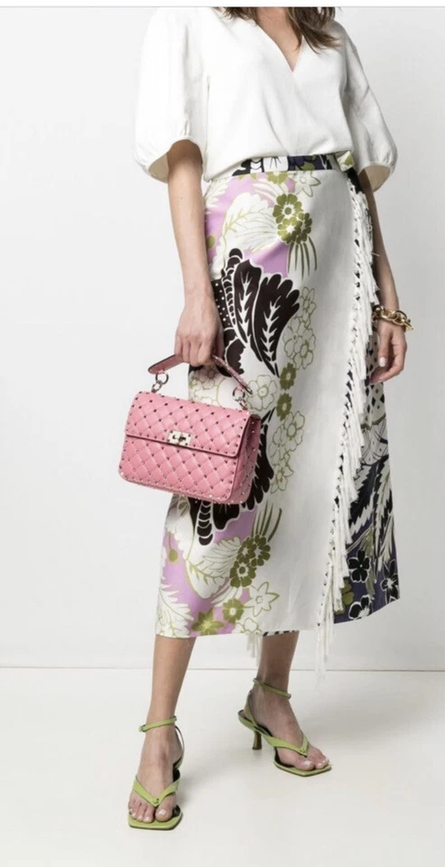 Bolso Valentino Rockstud Spike.Up Solapa Cuero Acolchado Mediano Foto 1 de 4