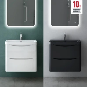 Badmöbel Set Waschtisch mit Unterschrank 60cm Waschbeckenunterschrank Smile NEU! - Bild 1 von 18