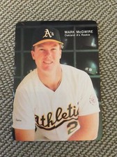 1987 Mother's Cookies Mark McGwire #1 Mark McGwire  Oakland Athletics
