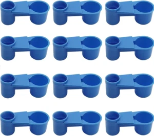 12Pcs Automatic Bird Drinker Feeder Plastic Soda Pop Water Bottle Cup or Pigeons - Picture 1 of 12