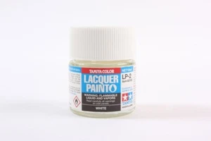 Tamiya LP2 Pintura Acabado Laca Blanca 10ml Mini Botella Caja de 6 - Imagen 1 de 1