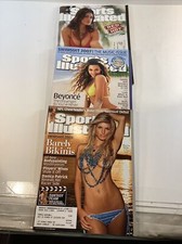Lot Of 3 Sports Illustrated Swimsuit Issues,2002(Latin),2007 And 2008 Near Mint