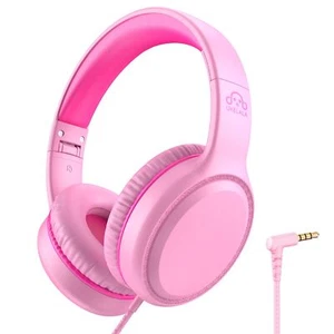 U2 Wired Headphones for Kids Girls for School | Lightweight Portable On Ear Y... - Picture 1 of 7