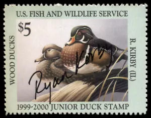 JDS7S — 1999 Junior Duck Stamp, Artist signed - Picture 1 of 1
