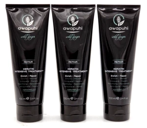 "Tratamiento intensivo de queratina jengibre silvestre Paul Mitchell Awapuhi 3,4 oz -"Juego de 3" - Imagen 1 de 4