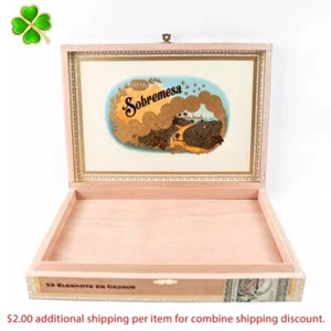 "Eleganter Tisch aus Zedern Empty Wood Zigarrenbox 11,5"" x 8"" x 1,75" - Bild 1 von 12