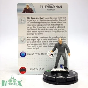 Heroclix Batman: Streets of Gotham set Calendario Hombre #020 ¡Figura poco común con tarjeta! - Imagen 1 de 1
