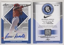 2016 Leaf Perfect Game National Showcase Blue /15 Jecorrah Arnold #BA-091 Auto