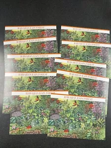 HAWAIIAN RAIN FOREST - MINT POSTAL CARD SET of 10 - Picture 1 of 1