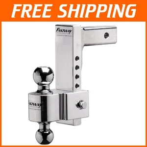 Sleek Aircraft-Grade Aluminum Adjustable Ball Mount - 10,000 lb Trailer Capacity - Foto 1 di 12