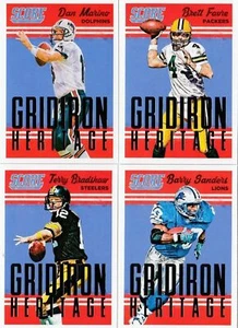 2015 Score Gridiron Heritage Insert Set Stars Hall of Famers Favre Marino PLUS - Bild 1 von 7