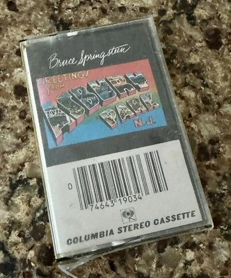 Bruce Springsteen "Greetings From Asbury Park, N.J." Cassette 1984 NEW SEALED - Image 1 of 3
