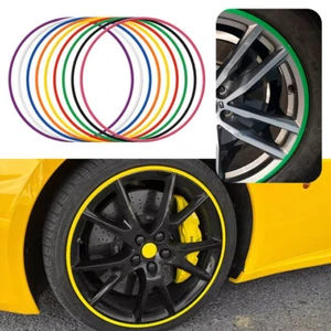 4pcs 15-22 Zoll Auto Radnabe Felge Trim Reifen Ring Guard Strip Protector Dekor - Bild 1 von 28