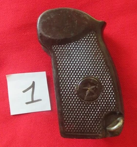 Soviet Russia Original Authentic Brown Fiber Makarov Pistol Grips USSR Gun 1. - Picture 1 of 6