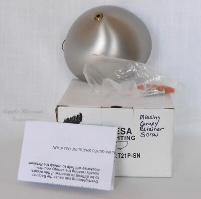 BESA LIGHTING~T21P-SN~TOLDO DOMO Y TRANSFORMADOR PARA ACCESORIOS 1XC~TORNILLO FALTANTE Foto 1 de 4