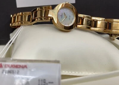 Dugena Women's Watch Feelings Katarina Witt 2196512 Gold Plated Pearl Face - Image 1 of 4