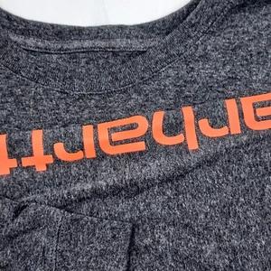 Carhartt Original Fit Long Sleeve Gray Graphic Logo T Shirt 2XL Men- Preowned - Picture 1 of 5