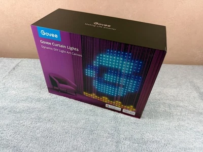 Smart LED Curtain Light, IP65 Waterproof, 4.9x6.6 Feet Govee Curtain Light Read* - Image 1 of 3