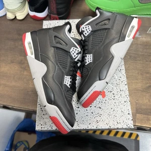 Größe 8,5 - Air Jordan 4 Retro Bred Reimagined (gebraucht) - Bild 1 von 5