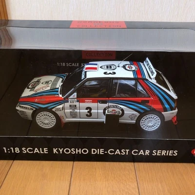 Kyosho 1/18 Lancia Delta HF Integrale Tour de Corse 1992 auto pressofusa - Immagine 1 di 4