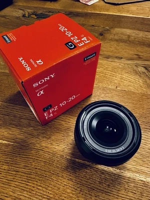 Sony SEL E PZ 10-20mm F4 G Weitwinkelobjektiv für Sony E - Schwarz + Top-Zustand - Bild 1 von 2