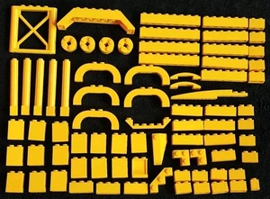 Lego Wandpaneele gelb 125g Gebäude Stützsäule Säulenbogen Konvolut Lot - Bild 1 von 5