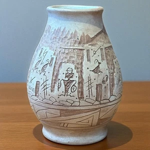 J Benally, Navajo Mid Century Keramik Vase - Bild 1 von 5