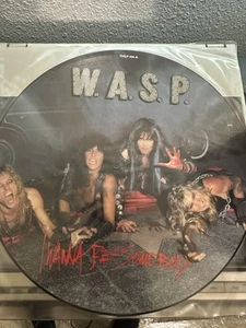 W.A.S.P. ,I WANNA BE SOMEBODY PICTURE LP SINGLE,UK 1984,HEAVY METAL - Picture 1 of 2