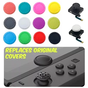for Nintendo Switch / Lite / OLED - 2x Replacement JoyCon Thumb Cap Grip Covers - Picture 1 of 15