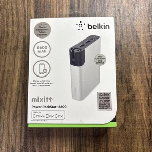 Belkin MixIt Rockstar 6600mAh Gold Premium Dual USB Powerbank + iPhone Kabel - Bild 1 von 4