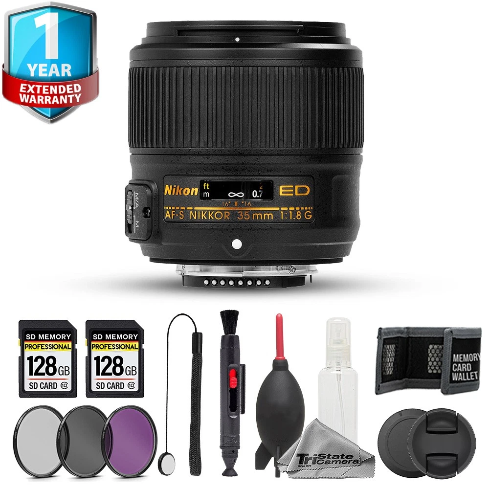 Nikon NIKKOR AF-S 35mm Focal f/1.8 Camera Lenses for sale | eBay