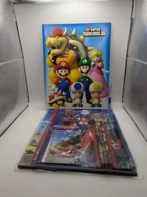 Nintendo Super Mario Kart Wii Suministros Escolares 11 Piezas Set Retro 2011 Nuevo en Paquete y Bonus Foto 1 de 4