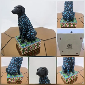Jim Shore Heartwood Creek 2005 "Licorice" Hund Sammlerstück - Bild 1 von 12