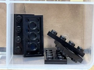 Lego Stck. - schwarze Platte 2 x 4 - Nr. 3020 - Stck 5 - Bild 1 von 1