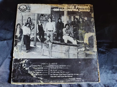 Thomas Fabian Con Los Chapala Braves "Esta Pena" Original 1974 Pressing Tejano - Image 1 of 4