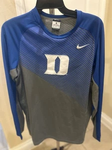 Nike Elite Dri-Fit Duke University Shooting Shirt Herren Medium Langarm grau - Bild 1 von 5