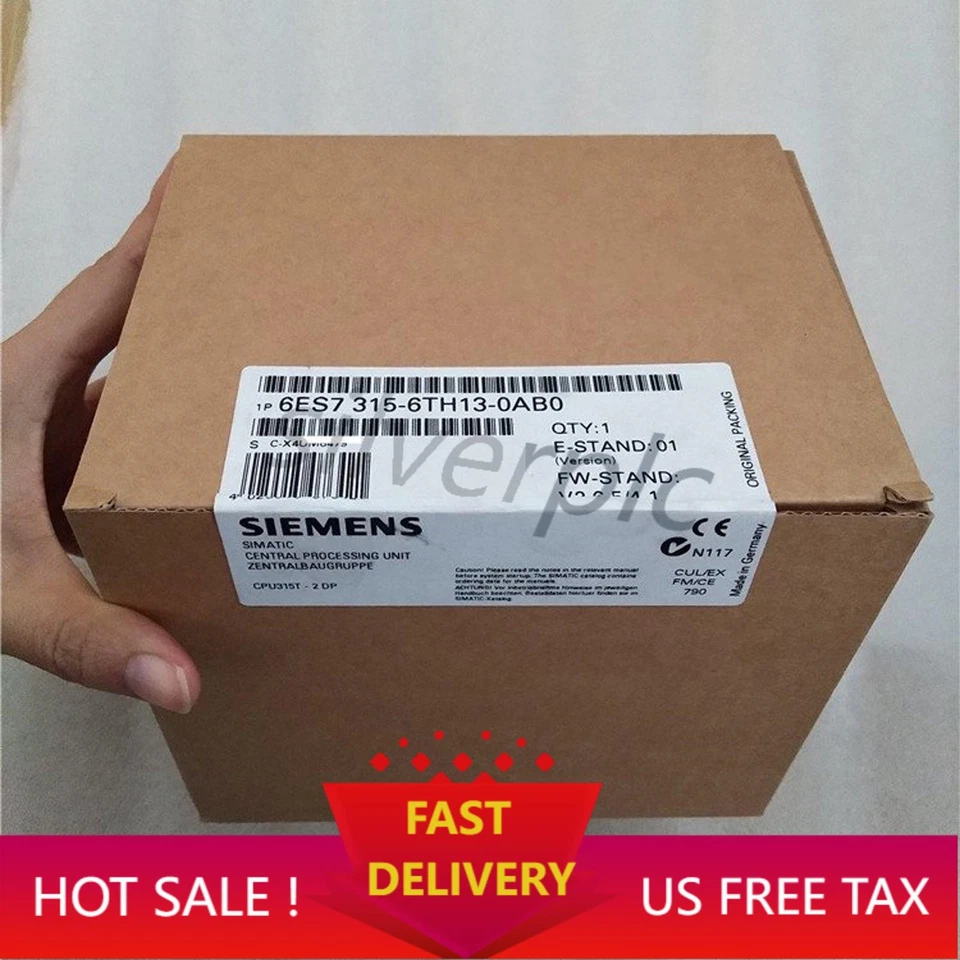 NewSiemens 6ES7 315-6TH13-0AB0 6ES7315-6TH13-0AB0 SIMATIC S7-300 CPU 315T-2 DP - Image 1 of 1
