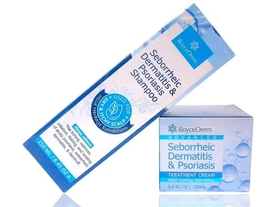 Juego combinado, champú para dermatitis seborreica y psoriasis 8,45 oz y crema 3,4 oz sellado Foto 1 de 4