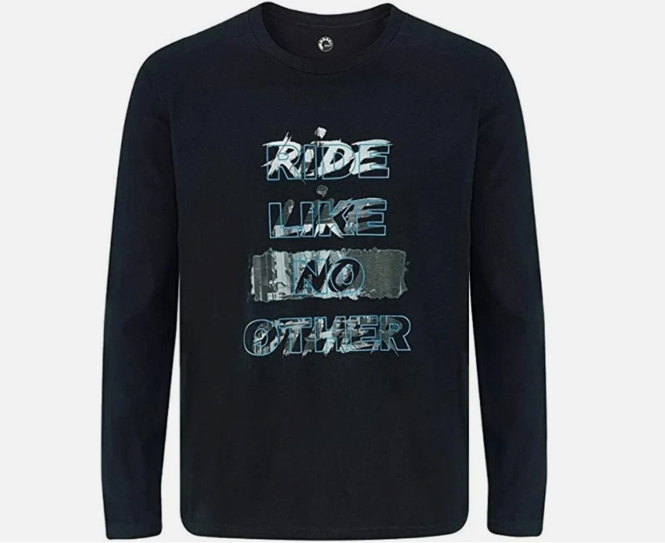 Camiseta urbana de manga larga Can-Am para hombre, negra talla grande 4541970990 Foto 1 de 1